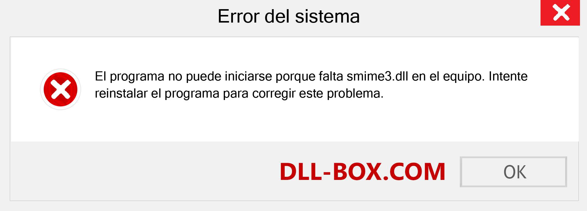 ¿Falta el archivo smime3.dll ?. Descargar para Windows 7, 8, 10 - Corregir smime3 dll Missing Error en Windows, fotos, imágenes